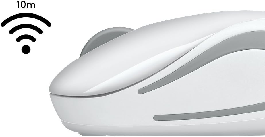 Logitech 910002735 Mouse Mini Wireless M187 Bianco