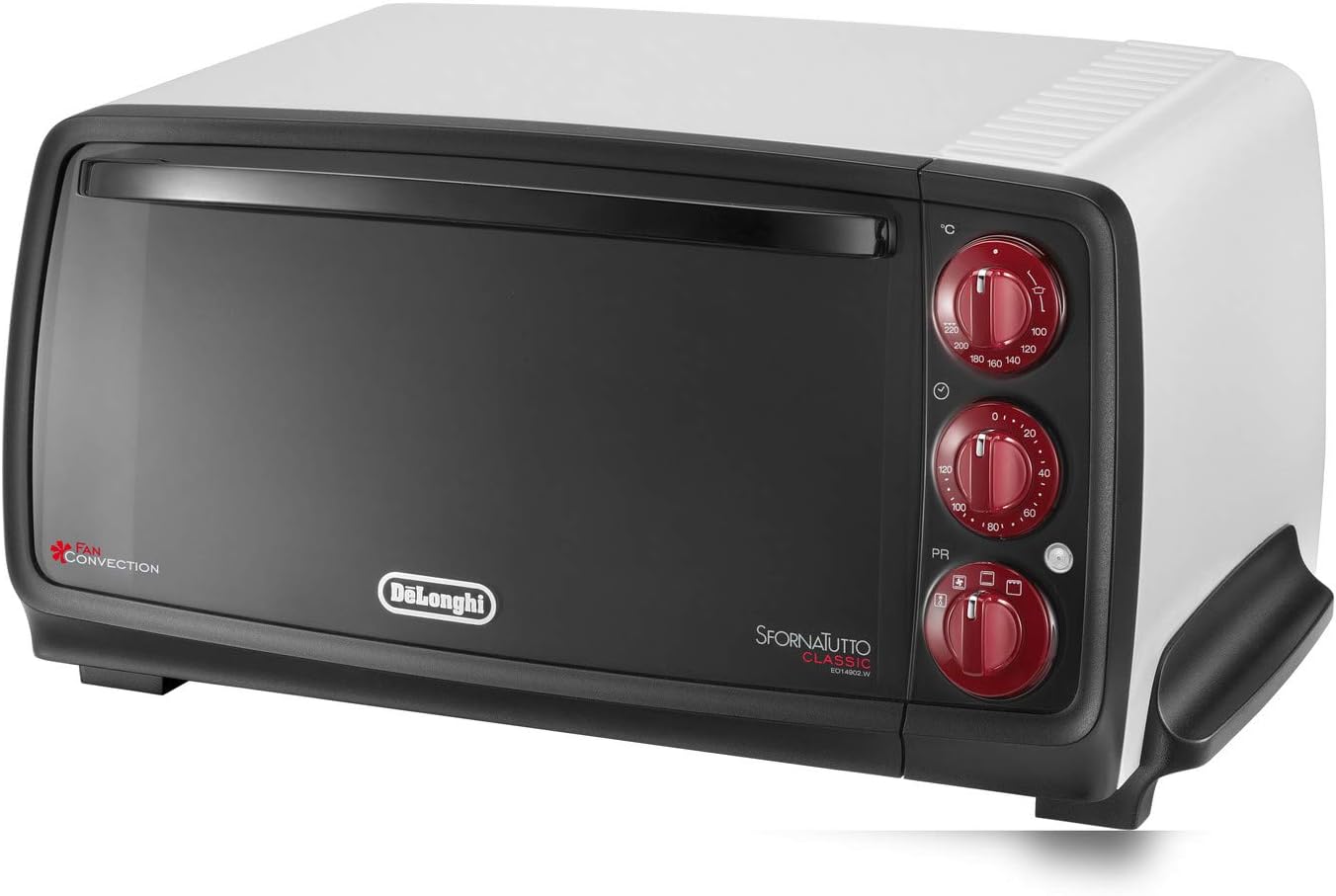 De Longhi EO14902W Fornetto El. 1400w 14lt 4funz. Max220gr Timer