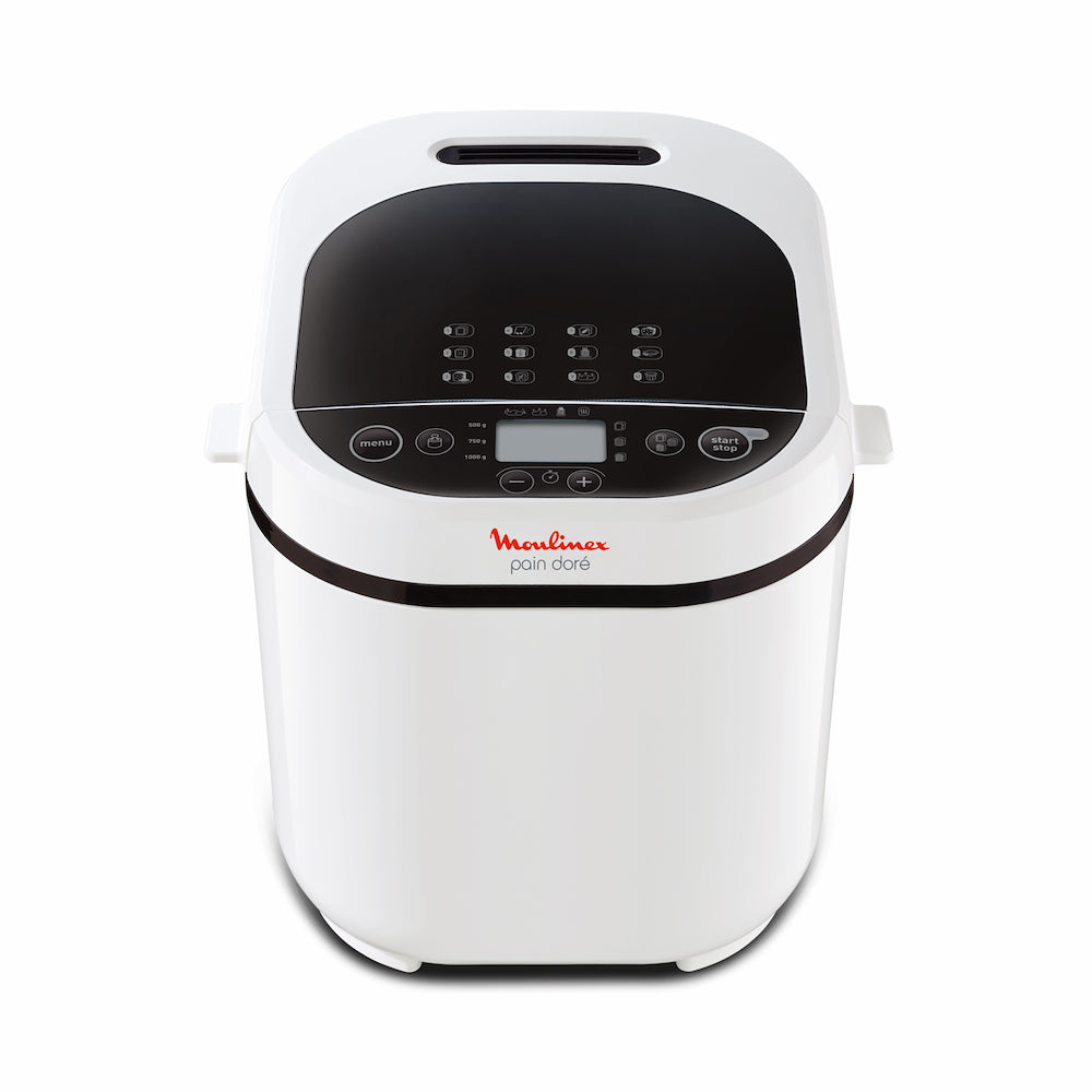 Moulinex OW2101 Macch.pane 650w 1kg 12prog. Lcd Pain Dore Bianco