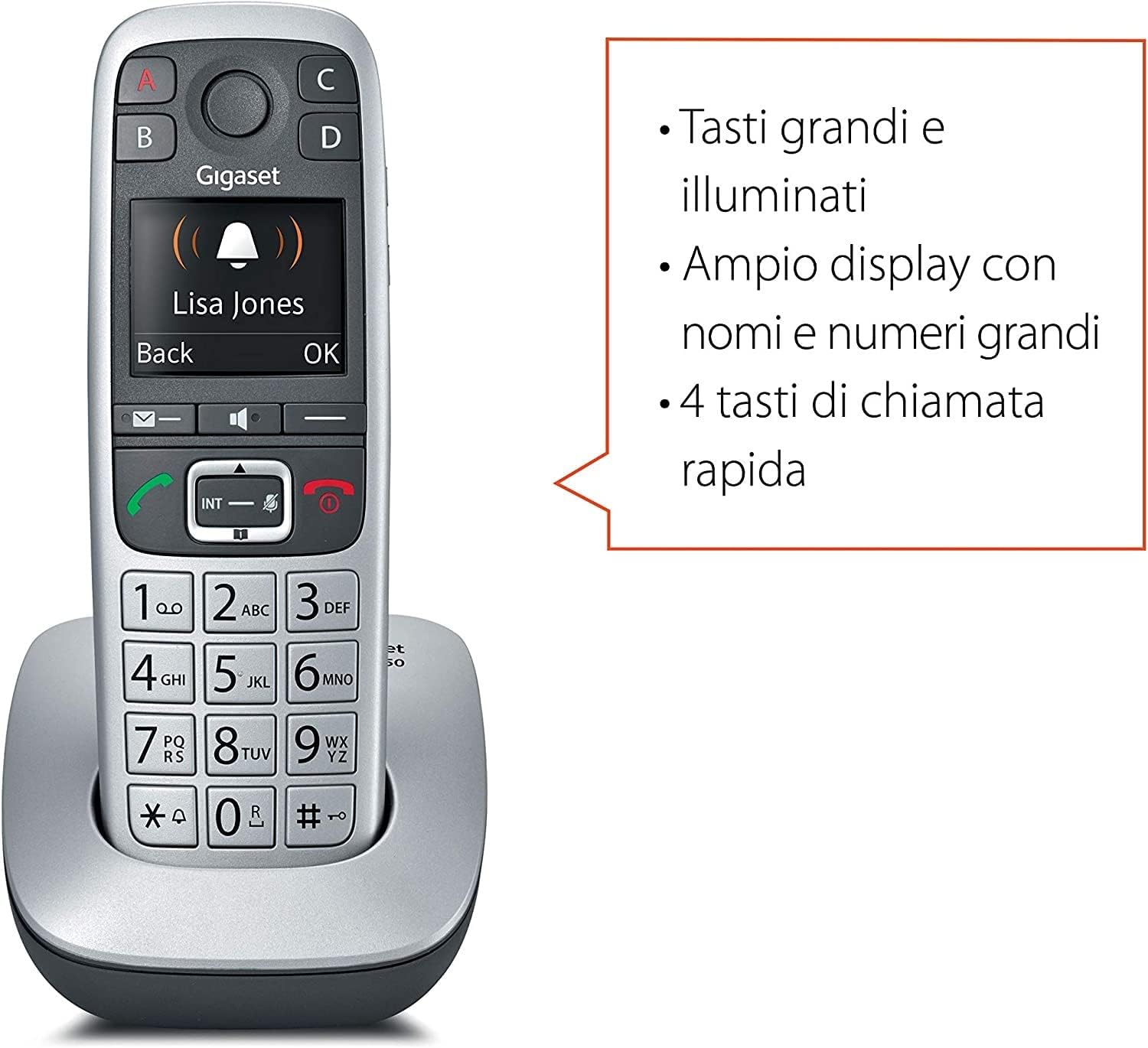 Gigaset E560 Cordless 1.8