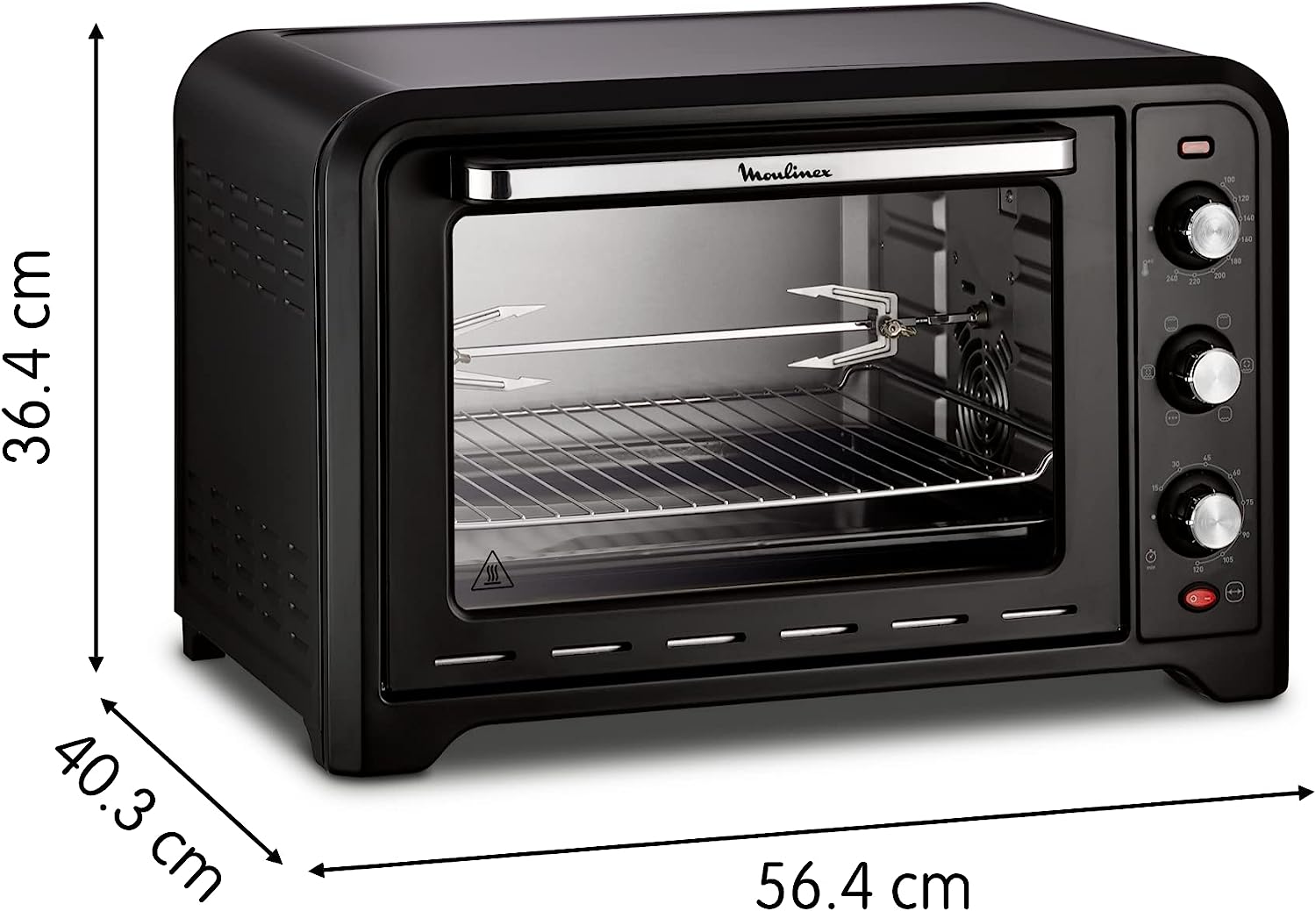 Moulinex OX4858 Fornetto El. 2000w 39l Grill Nero