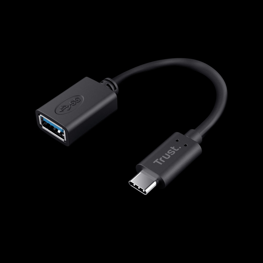 Trust CALYX Cavo adattatore da USB-C a USB-A Nero