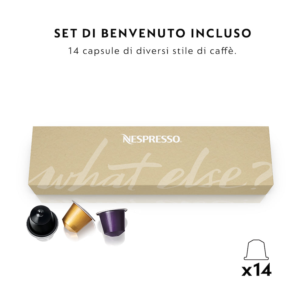 Krups XN110BK M.caffe Caps 0.6lt Nespresso Essenza Mini Grigio