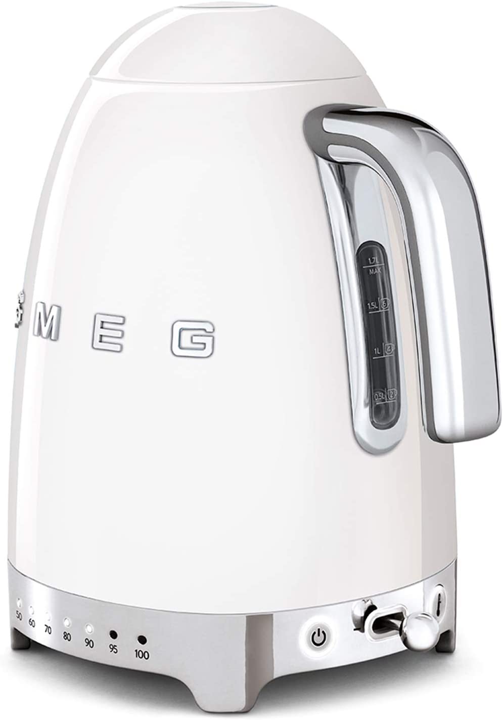 Smeg KLF04WHEU - Bollitore ELettrico, 2400W, 1.7 LT, Bianco