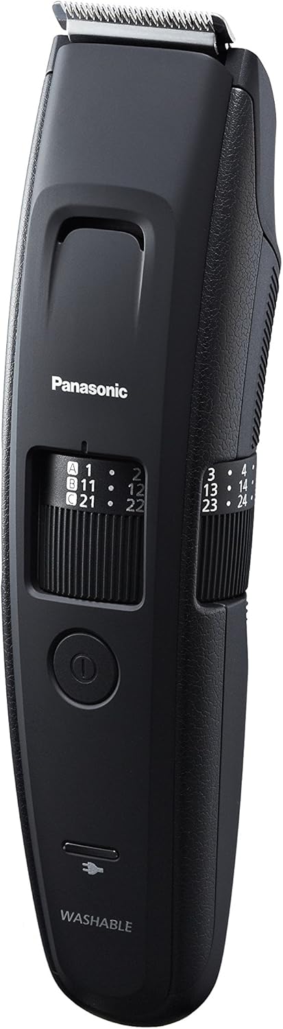 Panasonic ERGB86K503 Reg.barba Ric/rete 0.5-30mm Lama Titanio Led Nero