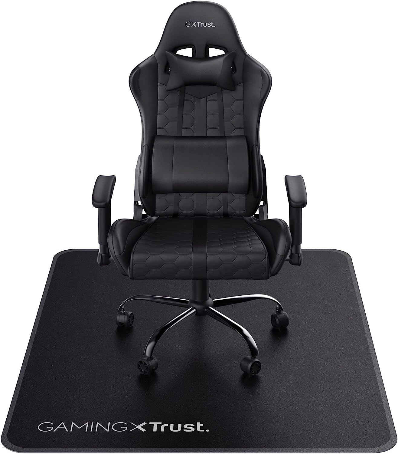 Trust Gaming GXT 715 Tappetino per sedia Nero