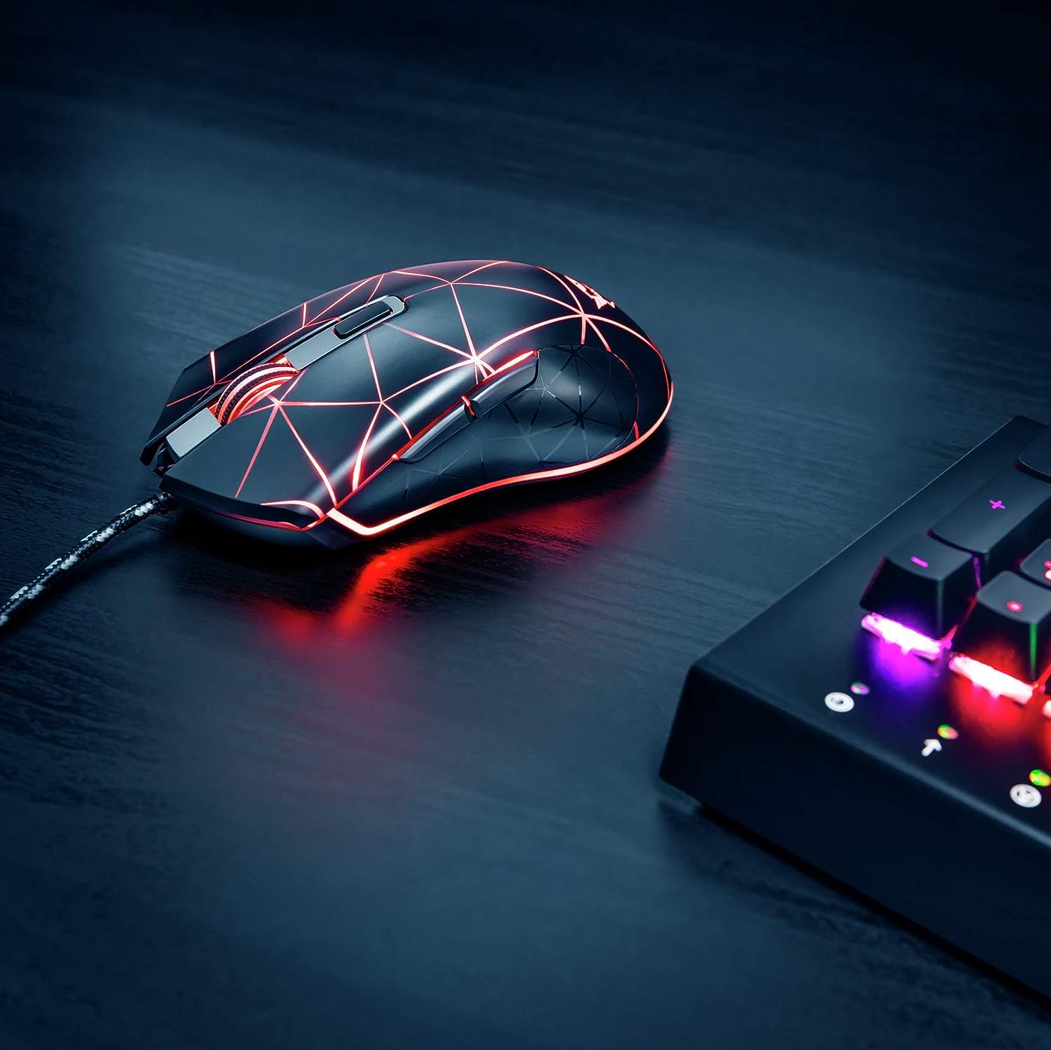 Trust Gaming GXT 133 Locx Mouse gaming Nero