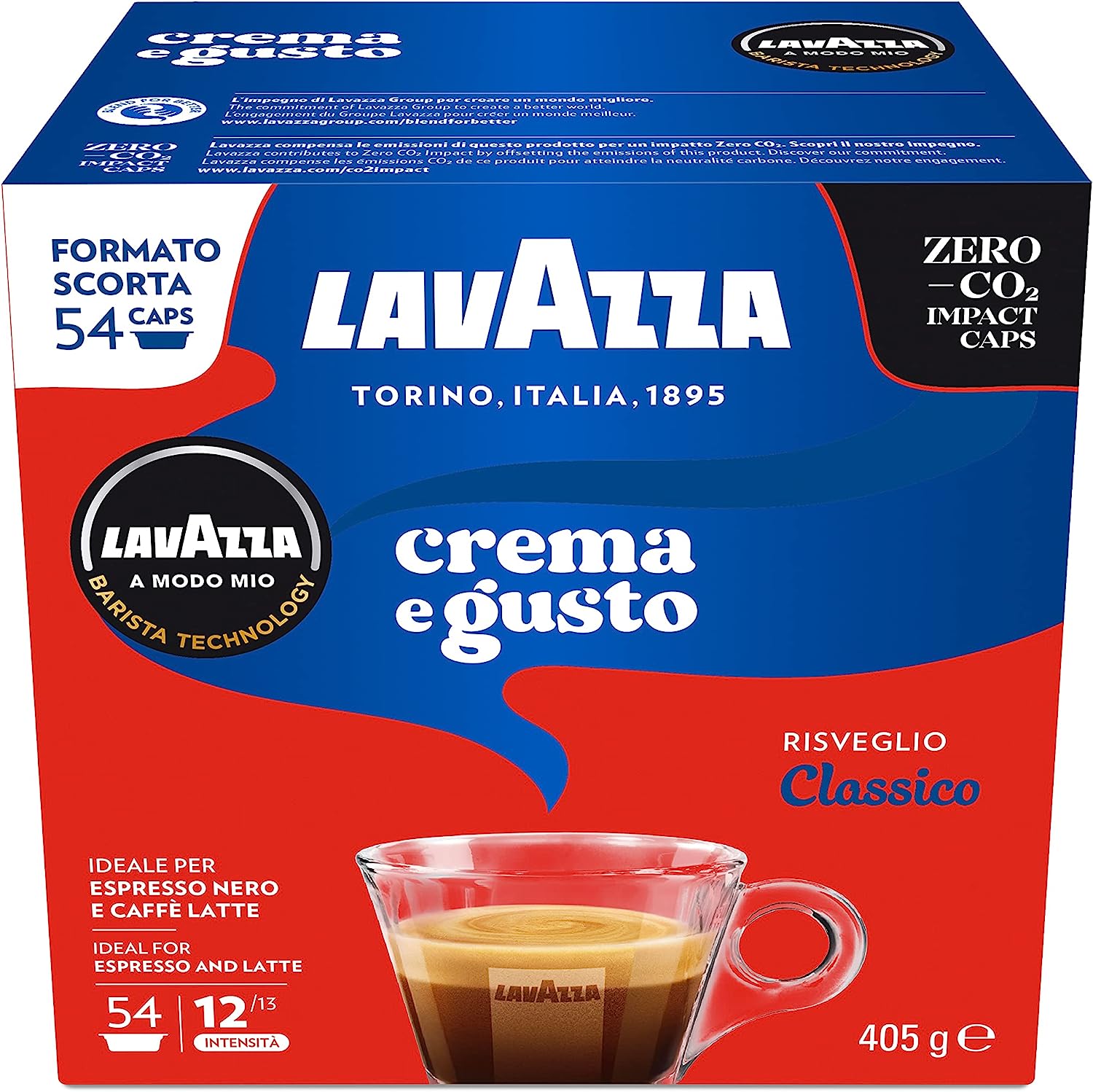 Lavazza 8239 Capsule Caffe A Modo Mio Crema E Gusto 54pz