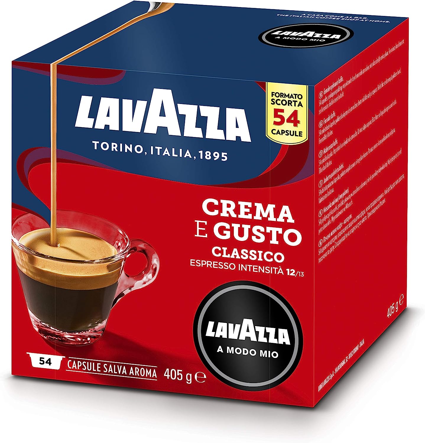 Lavazza 8239 Capsule Caffe A Modo Mio Crema E Gusto 54pz