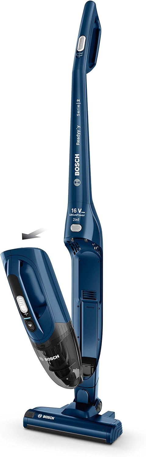 Bosch BBHF216 Scopa Ric. S/sacco 16v 2in1 Blu