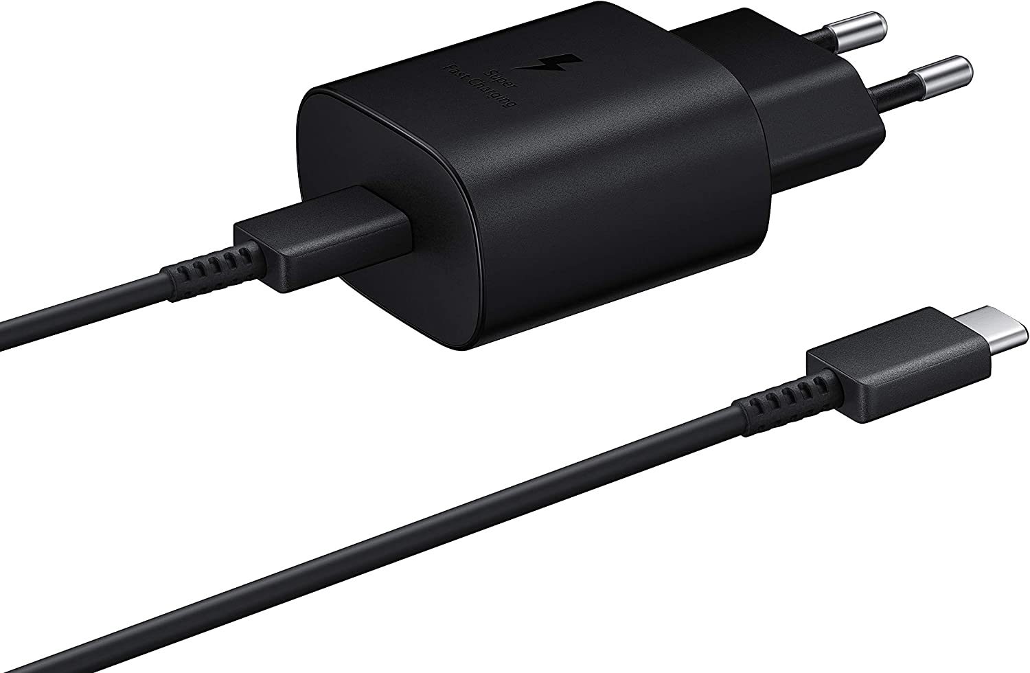 Samsung EPTA800NBEGEU Caricabatt.univers.rete Usb-c 25w Superfast Nero