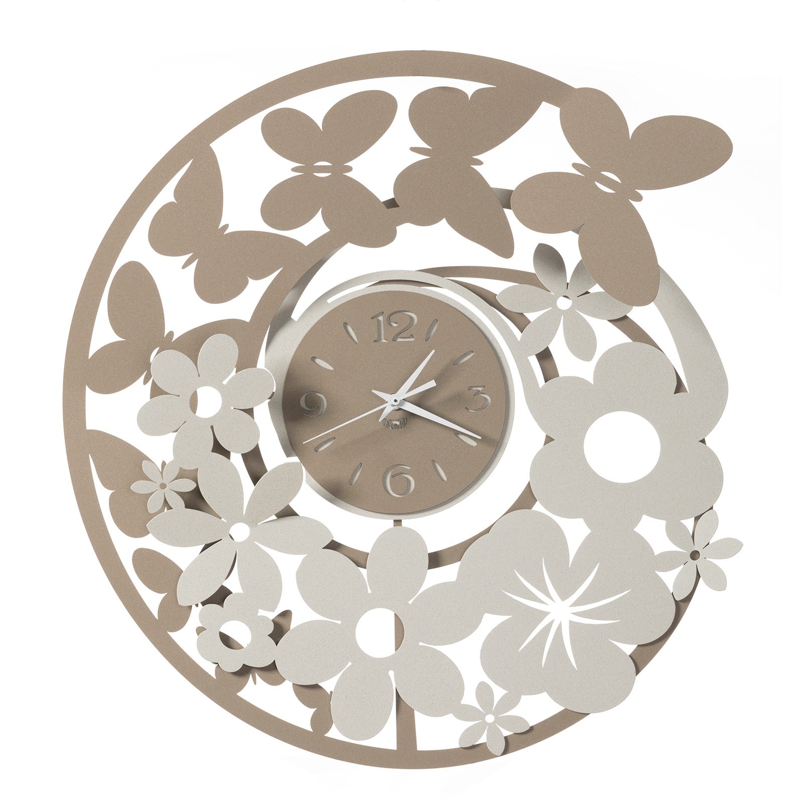 Arti & Mestieri Orologio da appendere primaverile Storm Springs Beige e avorio