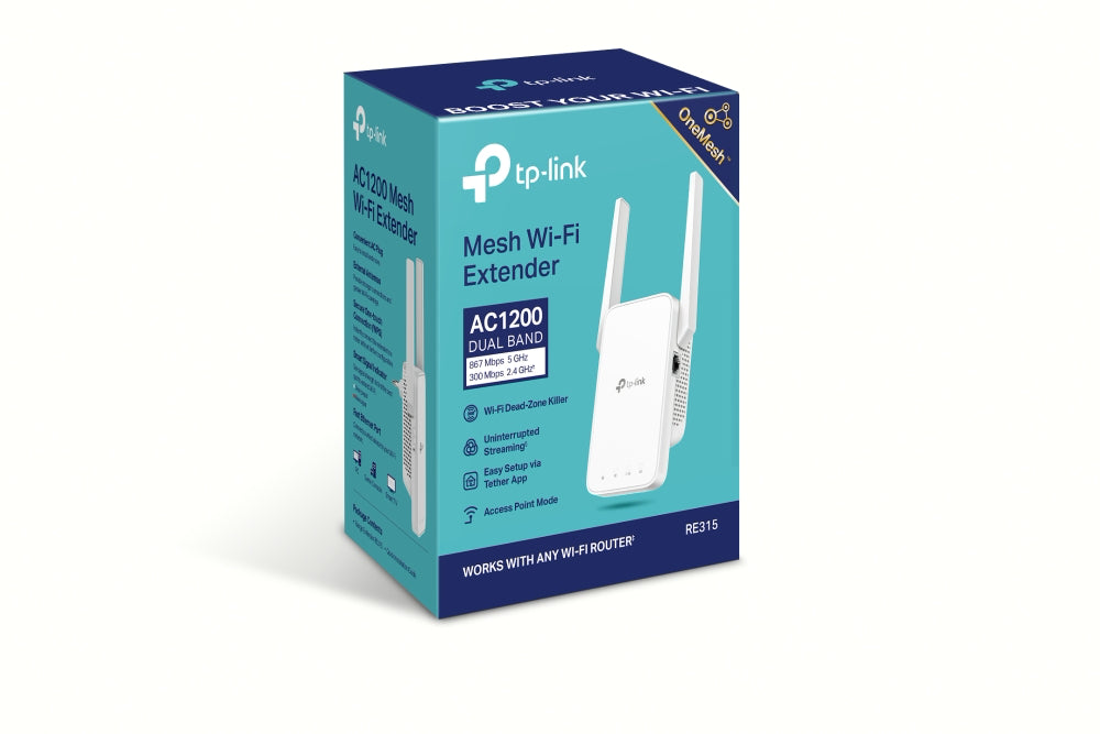 Tp-link RE315 Range Extender Wifi Ac1200 Onemesh 5ghz