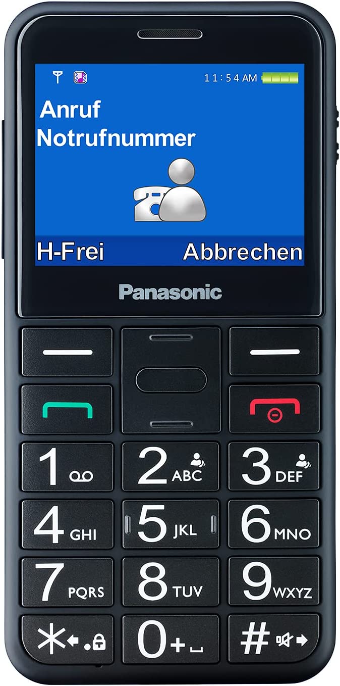 Panasonic Telefono Cellulare KX-TU155 Blu