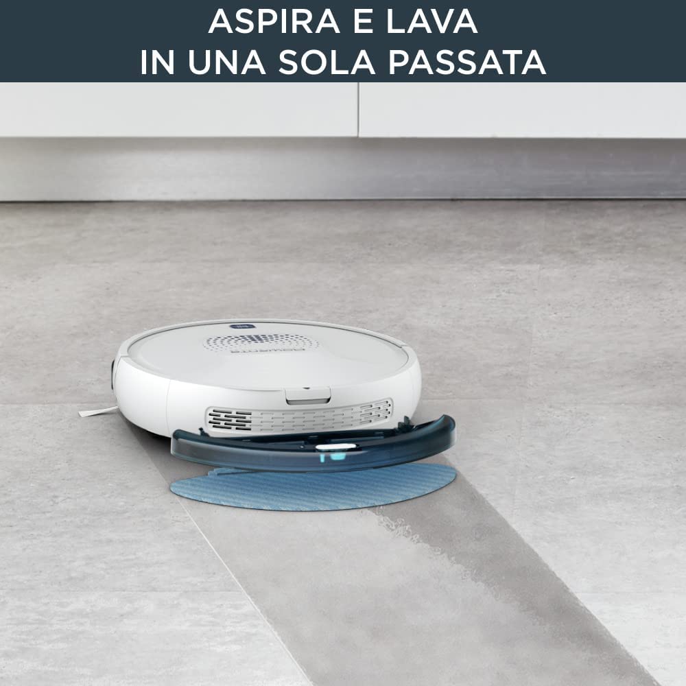 Rowenta RR8277 Robot Aspir. Smart Wifi Aut.150min Bianco