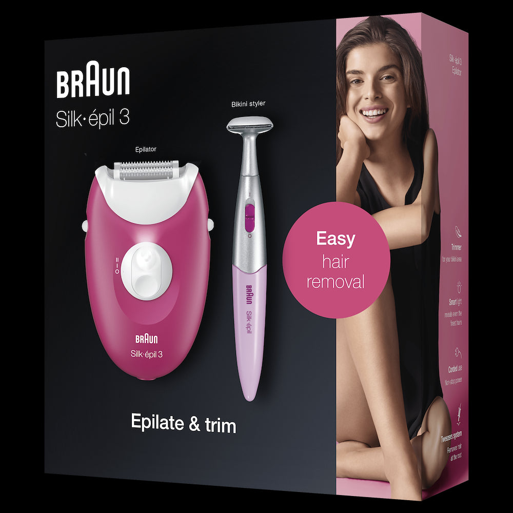 Braun SE3420 Epilatore 20pinze +rasoio Bikini