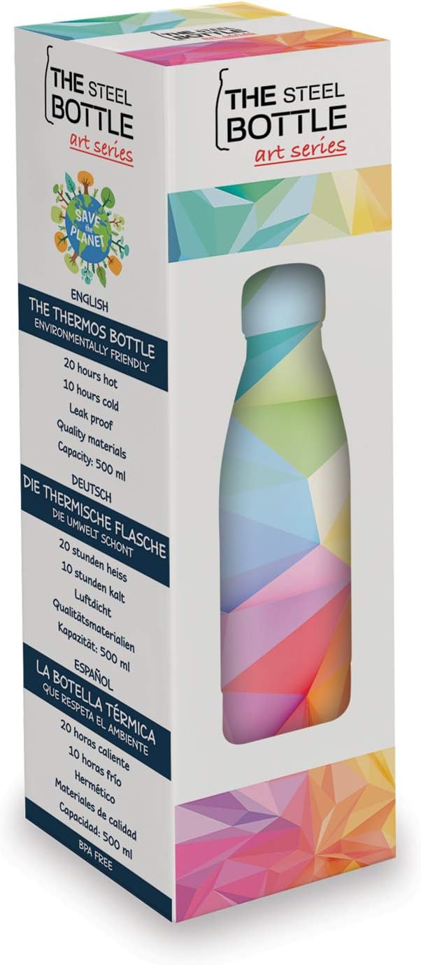 The Steel Bottle #3 Geometric Color Bottiglia Termica 500ml