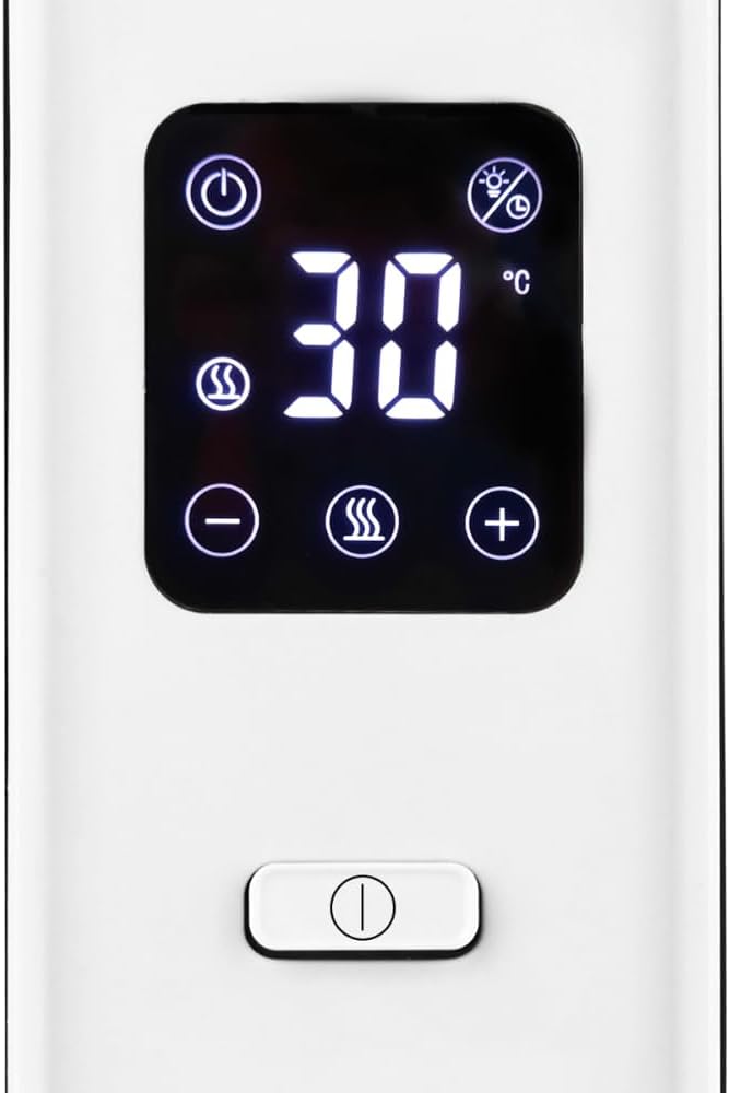 Argo DAKOTA Termoconvettore 2000w Disp.led Timer Bianco