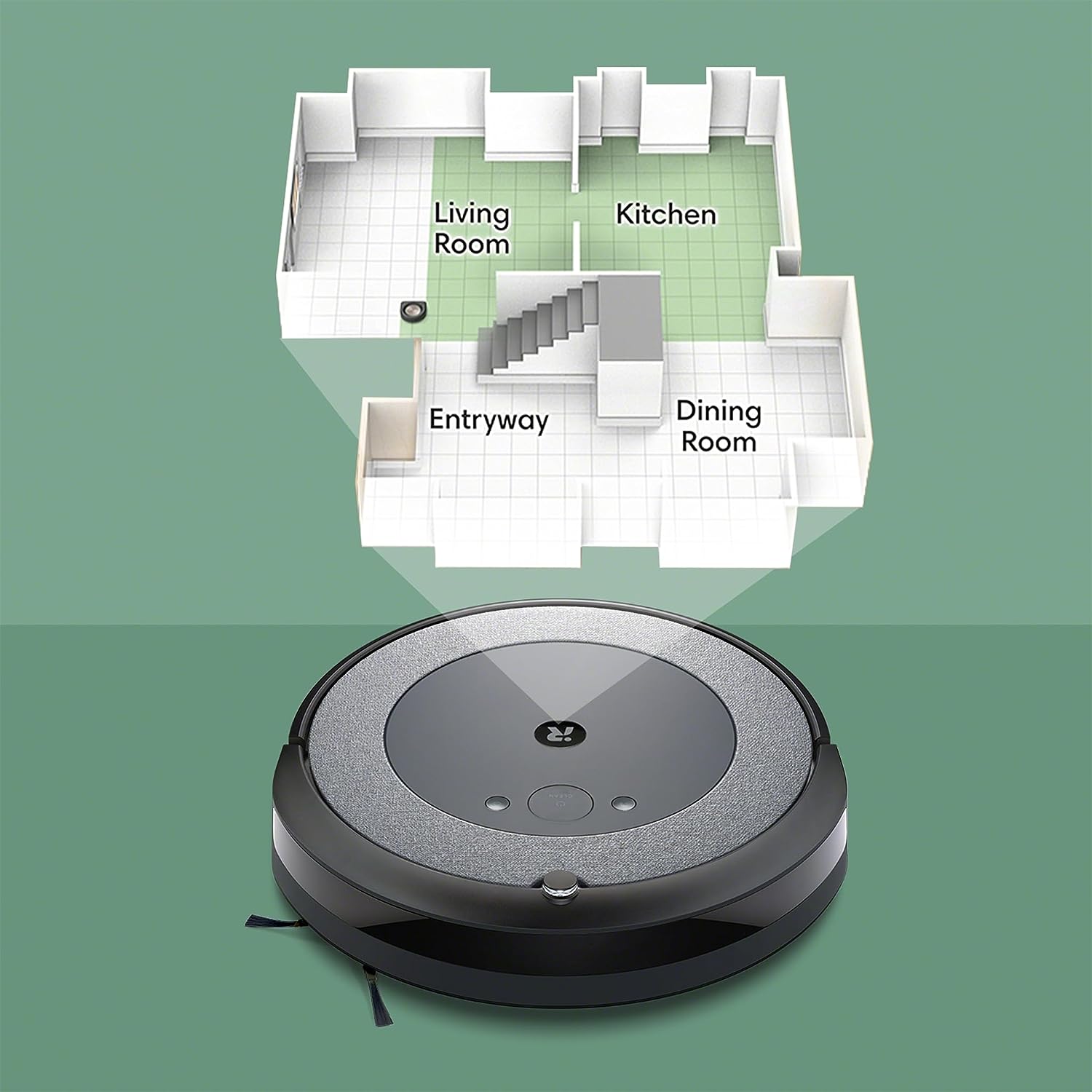 Irobot ROOMBACOMBOI5 Robot Aspir. +lava Wifi C/stazione Home Base