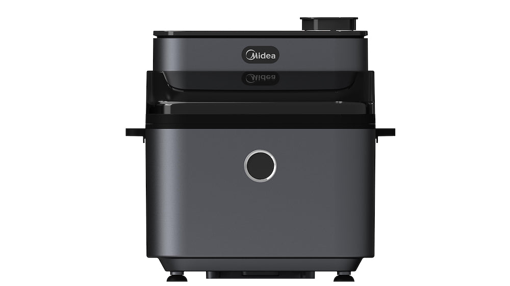 Midea MFCY75A Friggitrice Ad Aria 1650w 7lt 8liv.potenza Nero