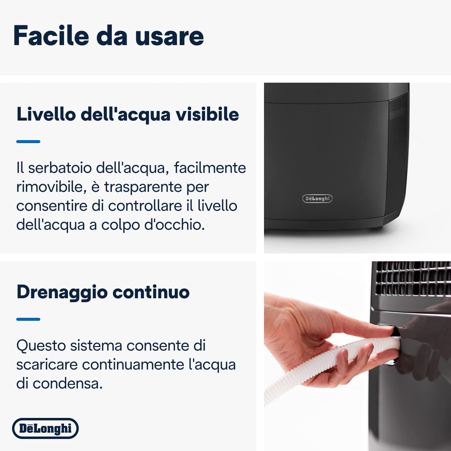 De Longhi Deumidificatore Tasciugo AriaDry Multi Bartolucci Srl