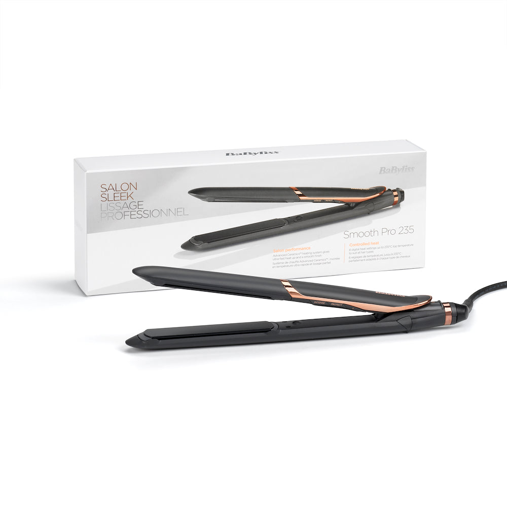 Babyliss ST394E Piastra Capelli Nanoceramica 6temp. Smooth Pro 235