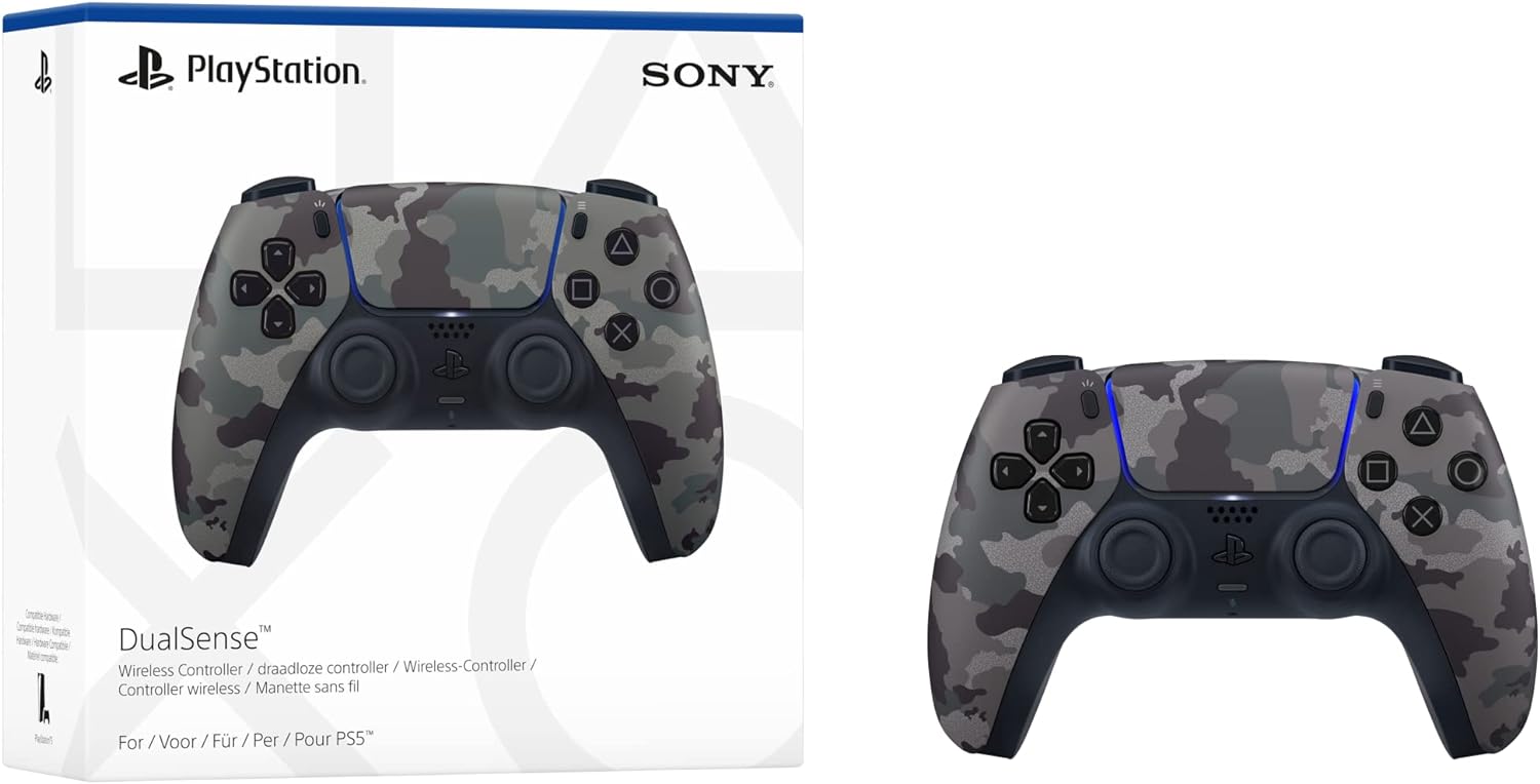 Sony Entertainment 1000040223 Controller Dualsense Per Ps5 Grey Camo V2