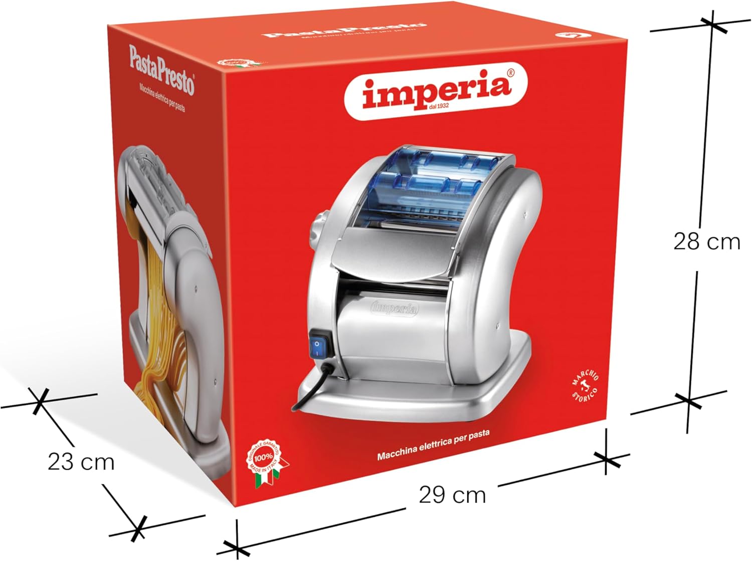 Imperia 3700 Sfogliatrice Imperia Pastapresto T.2/6.5mm 230v