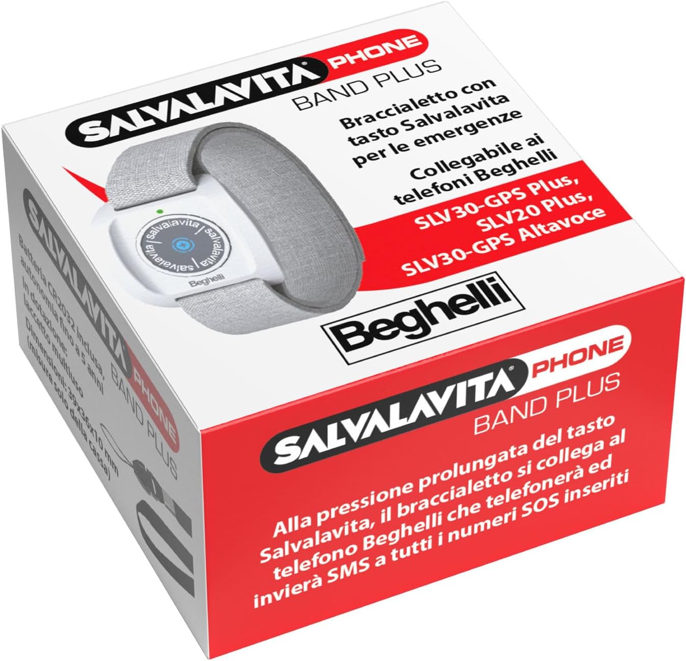 Beghelli 9202 Bracc.salvalavita Band Plus Comp.9200/9201/9206