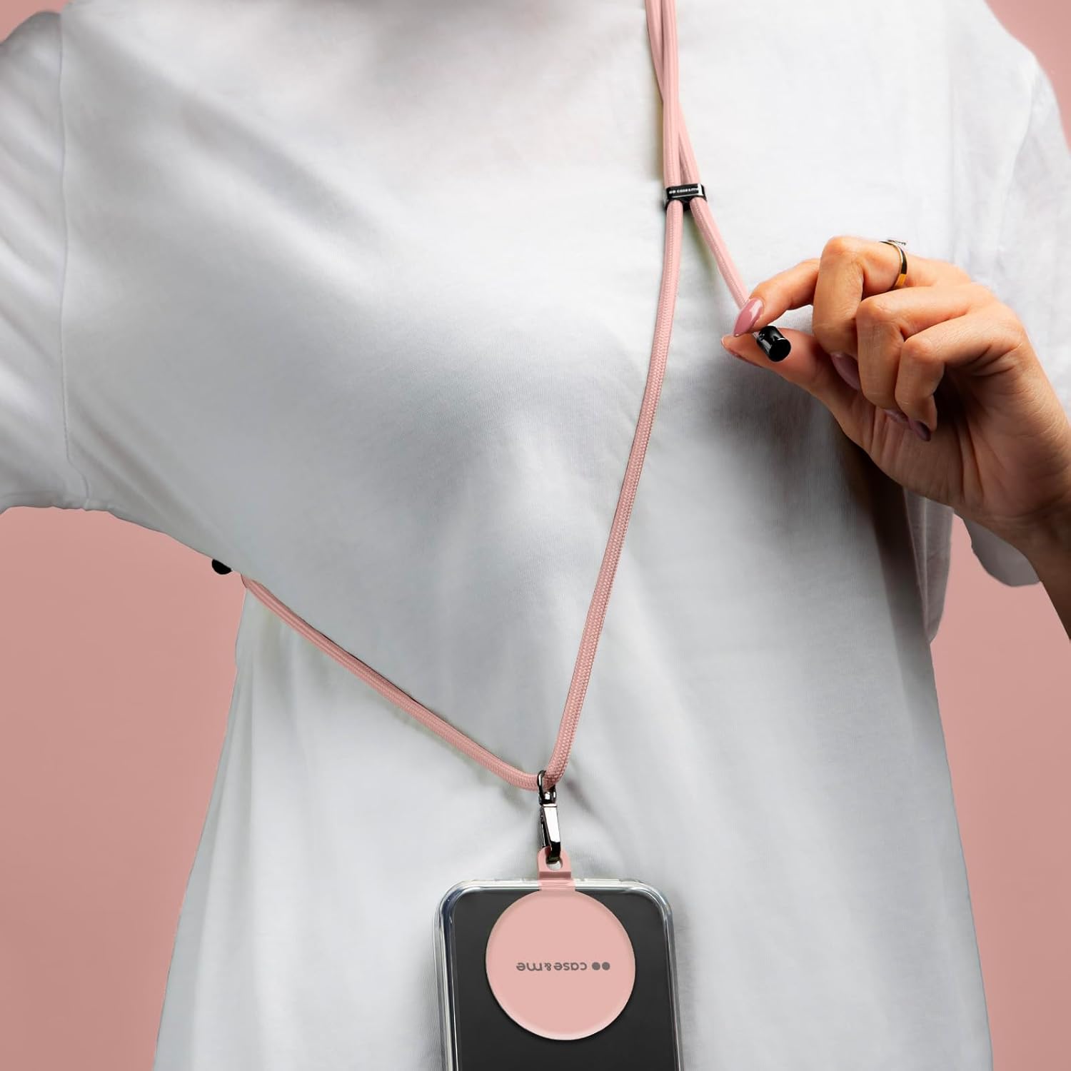 Case&me CMUNILACEP Universal Necklace Pink