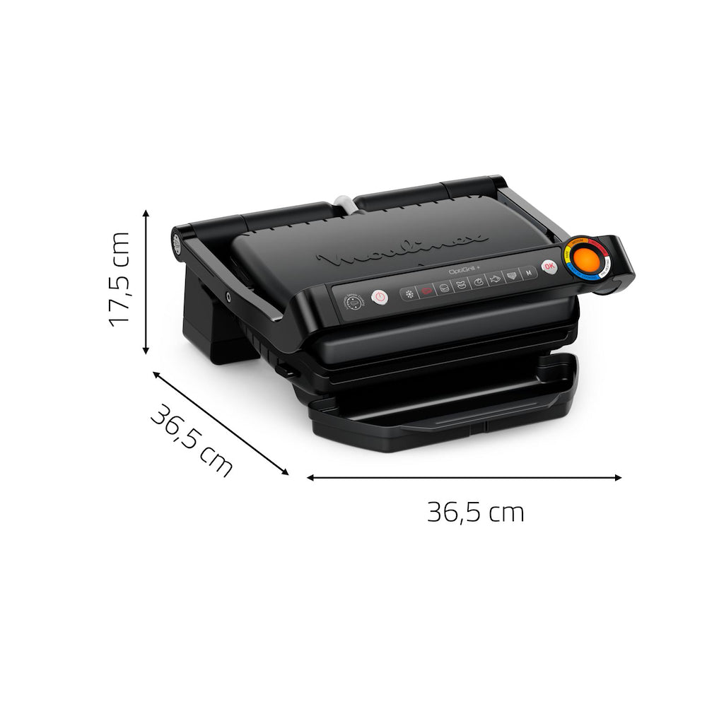 Moulinex GI717810 Bistecchiera 2000w Optigrill+ Black