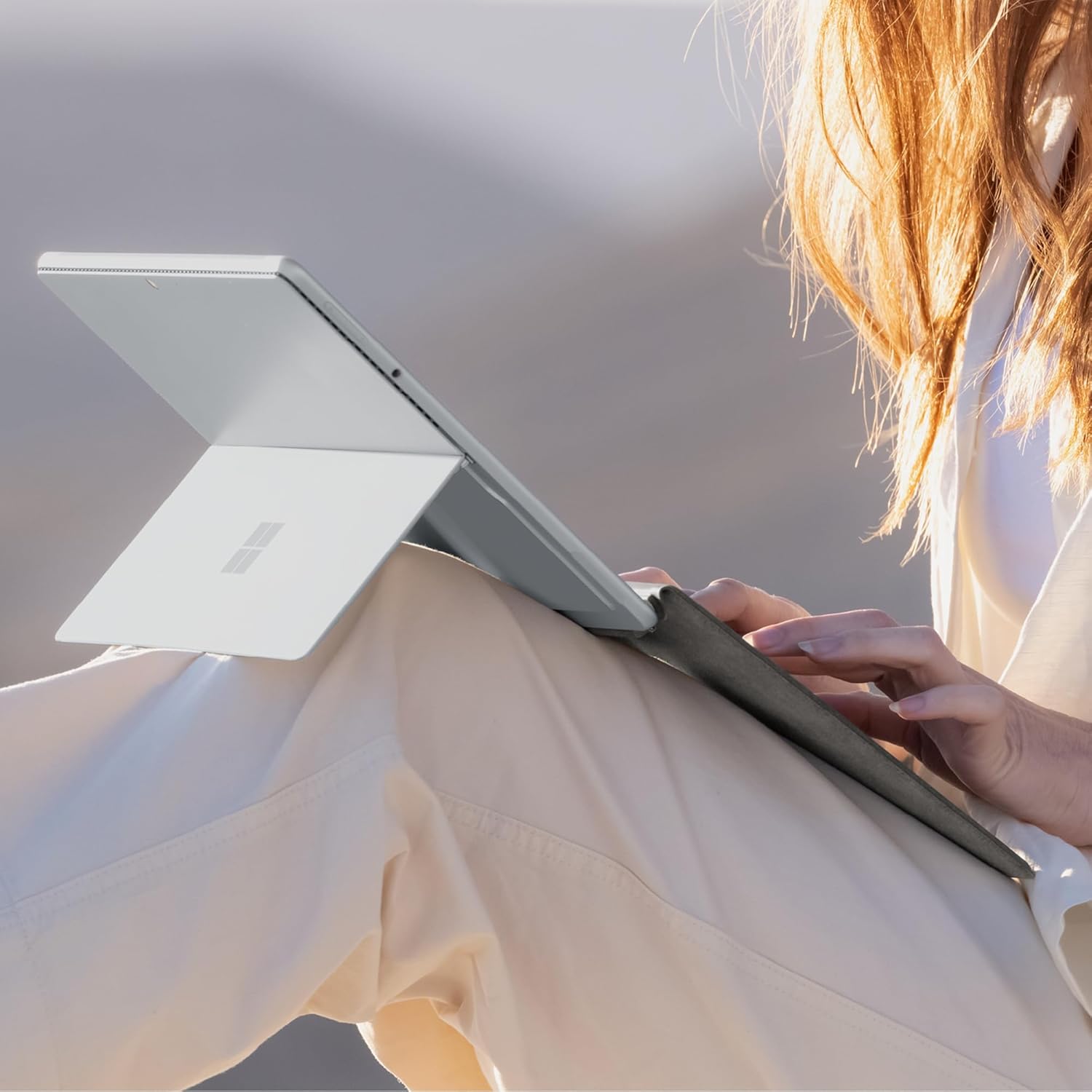 Microsoft 8X600223 Tastiera + Slim Pen Per Surface Pro Platino