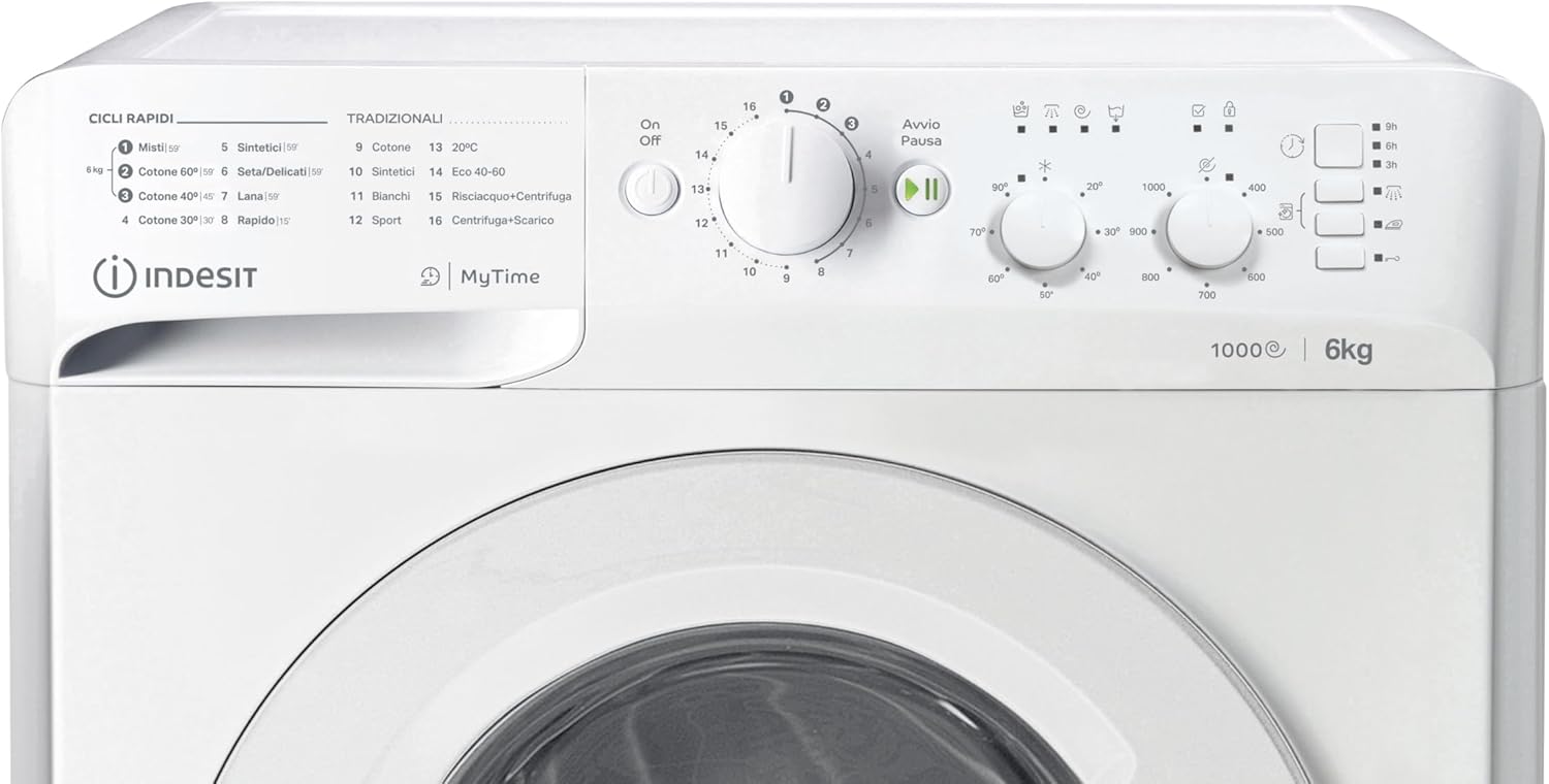 Indesit MTWSC61053WIT Lav.c/front Slim 42.5cm 6kg 1000giri Ce.d